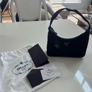 Prada Re-Edition 2000 Black Nylon Mini Bag